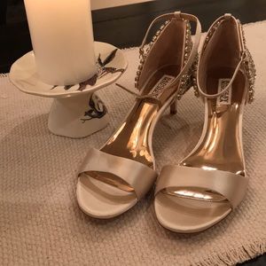 Sparkling Crystal Badgley Mischka Sandal.